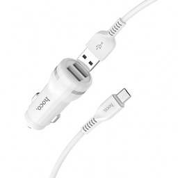 [CHAUHOZ27] - CHARGEUR AUTO HOCO 2.4A Z27 TYPE C
