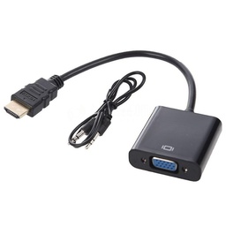 [VGFHDMM] - ADAPTATEUR VGA F TO HDMI M + AUDIO